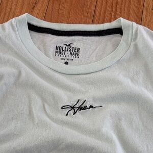 ☘️ Hollister Men's Mint Green Short Sleeve Tee